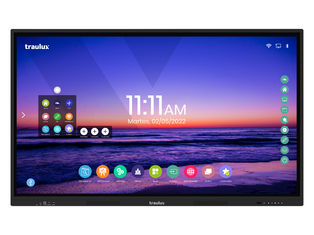 Panel táctil Android 65" 4K